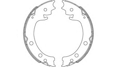 OPEN PARTS bsa224100 -  Комплект тормозных колодок